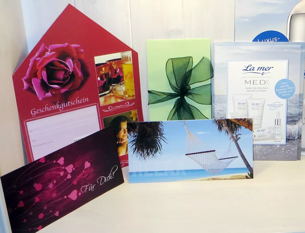 Geschenkgutscheine